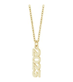 88746 Necklace 14K Yellow 2023 19.1 X 5.4 Mm 18 In Polished Petite Year Necklace