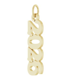 88746 Pendant 14K Yellow 2026 19.1 X 5.4 Mm Polished Petite Year Pendant