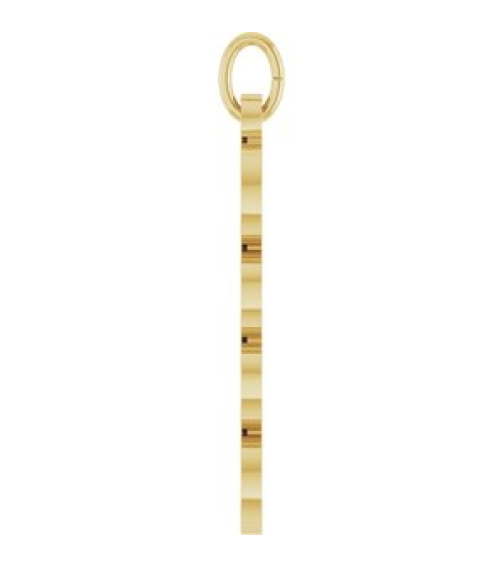 88746 Pendant 14K Yellow 2026 19.1 X 5.4 Mm Polished Petite Year Pendant