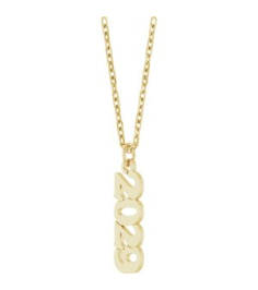 88746 Necklace 14K Yellow 2029 19 X 5.4 Mm 18 In Polished Petite Year Necklace