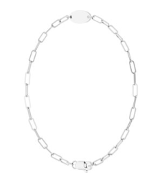 Brc973 Bracelet 14K White 11 X 5 Mm 7 In Polished Engravable Oval Bracelet