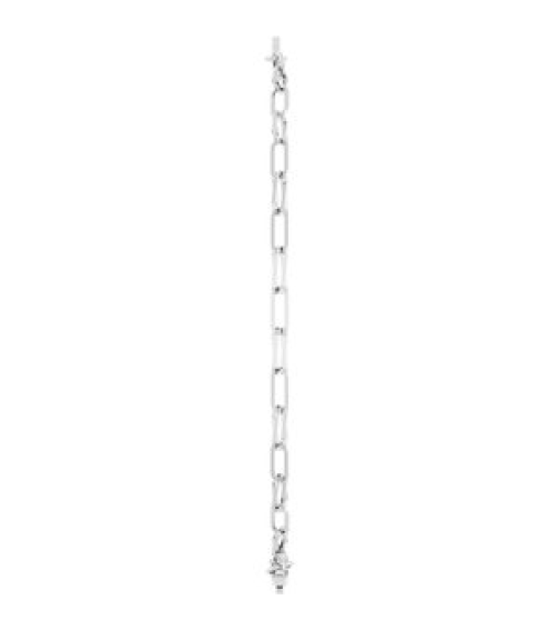 Brc973 Bracelet 14K White 11 X 5 Mm 7 In Polished Engravable Oval Bracelet