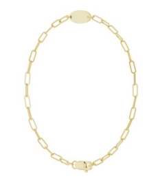 Brc973 Bracelet 14K Yellow 11 X 5 Mm 7 In Polished Engravable Oval Bracelet