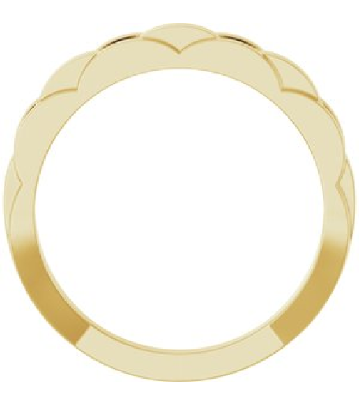 57992 Ring 14K Yellow Polished Chain Link Ring