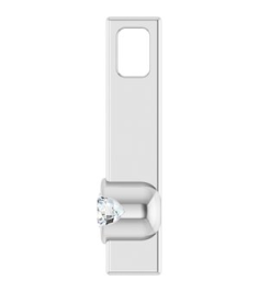 88782 Pendant Set Sterling Silver Round Natural Diamond 3Mm 110 Ct I1, G-H Polished 110 Ct Natural Diamond Solitaire Bar Pendant
