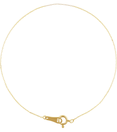 Ch1263 10K Yellow Cable .5 Mm 7 In Spring Ring Diamond-Cut Diamond-Cut Cable Chain