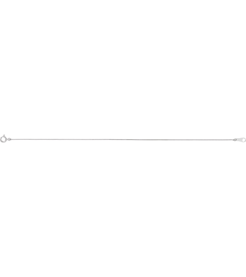 Ch1264 Platinum Box .5 Mm 7 In Spring Ring Polished Box Chain
