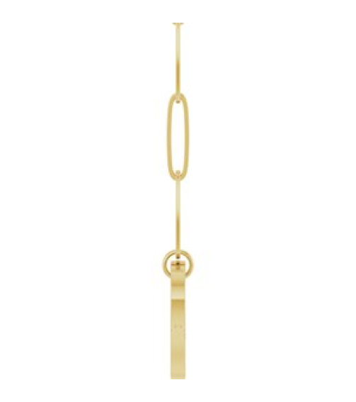 88837 Necklace 14K Yellow 14.6 X 13 Mm 16 In Polished Heart Charm Necklace