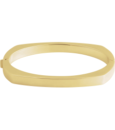 Brc996 14K Yellow 6 Mm 6 12 In Polished Hinged Bangle Bracelet