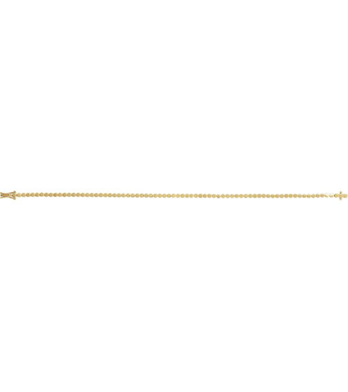 Brc998 Bracelet 14K Yellow 7 In Polished Geometric Line Bracelet