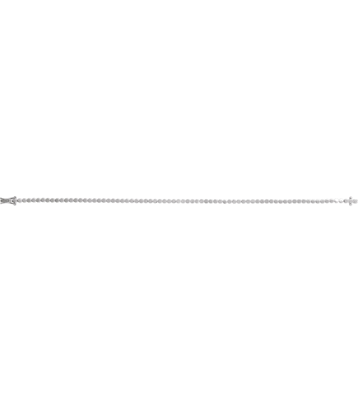 Brc998 Bracelet Sterling Silver 7 In Polished Geometric Line Bracelet