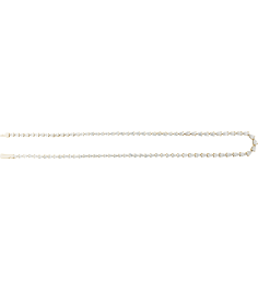 689326 Necklace Set 14K Yellow Pear Lab-Grown Diamond 4.7 X 3.1Mm 10 Ctw Lab-Grown Diamond Si, G-H 16 In Polished 10 Ctw Lab-Grown Diamond Line Necklace