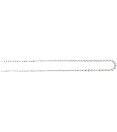 689326 Necklace Set 14K White Pear Lab-Grown Diamond 4.7 X 3.1Mm 10 Ctw Lab-Grown Diamond Si, G-H 16 In Polished 10 Ctw Lab-Grown Diamond Line Necklace