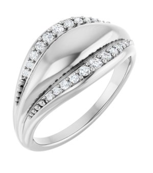 72445 Ring Set Platinum Natural Diamond Round Natural Diamond Polished 15 Ctw Natural Diamond Ring