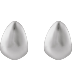 689331 Earring Sterling Silver 22.5 X 16 Mm Pair Friction Backs Included Polished Electroform Teardrop Earrings