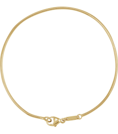 Ch1271 14K Yellow Snake 1.2 Mm 7 In Lobster Clasp Polished Boa Snake Chain