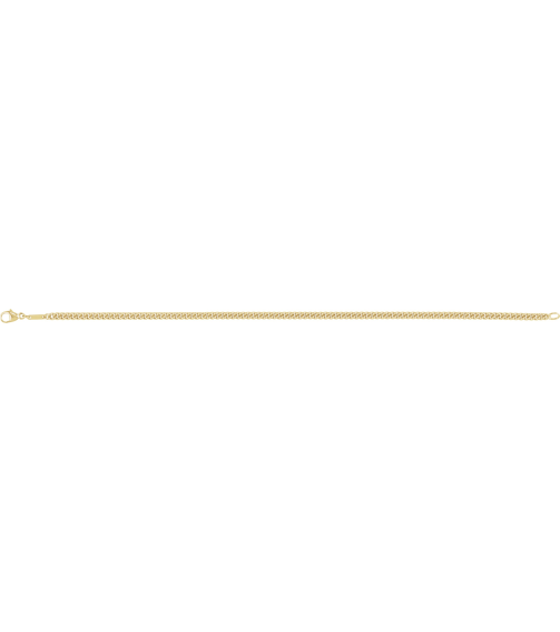 Ch1274 14K Yellow Curb 2.9 Mm 8 In Lobster Clasp Polished Curb Chain