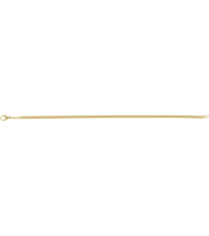 Ch1276 14K Yellow Curb 3.4 Mm 8 In Lobster Clasp Polished Curb Chain