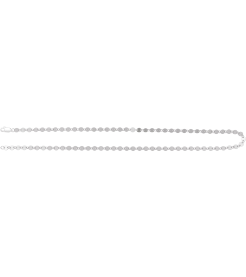 Ch1268 Sterling Silver Mirror 4 Mm 16 In Lobster Clasp Polished Round Mirror Chain