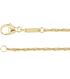 Ch1270 14K Yellow Barleycorn 1.5 Mm 24 In Lobster Clasp Polished Barleycorn Chain
