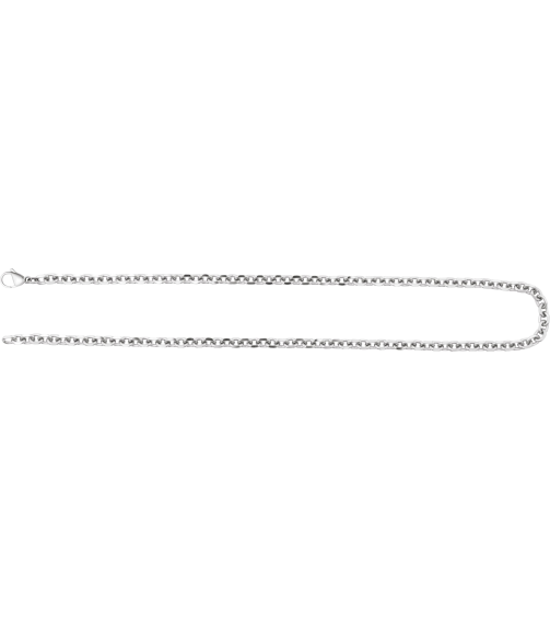 Ch1273 Titanium Cable 5.5 Mm 20 In Lobster Clasp Polished Diamond Cut Cable Chain