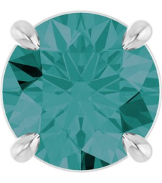 88436 Pendant Set Sterling Silver Round Lab-Grown Alexandrite 7 Mm Polished Lab-Grown Alexandrite Solitaire Slide Pendant