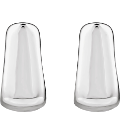 689350 Earring Sterling Silver 16.7 X 18.5 Mm Pair Hinged Polished Electroform Hoop Earrings