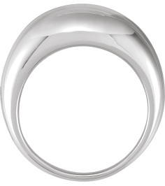 50199 Sterling Silver 7 14 Mm Polished Dome Ring