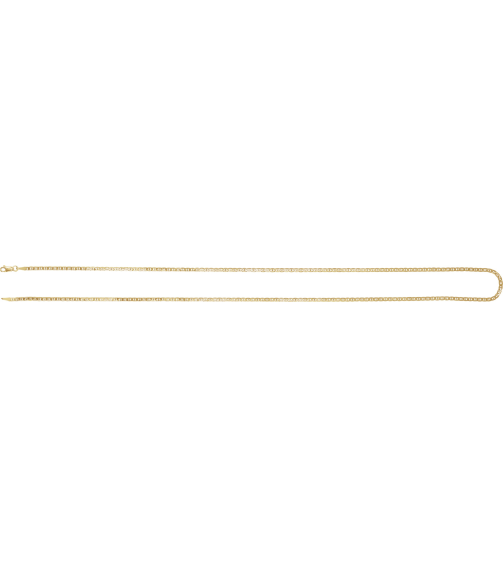 Ch484 14K Yellow Anchor 2.25 Mm 20 In Lobster Clasp Polished Curbed Anchor Chain