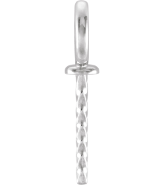 23533 Pendant Unset 18K White 13.2 X 6 Mm Polished Pendant Mounting For Pearl