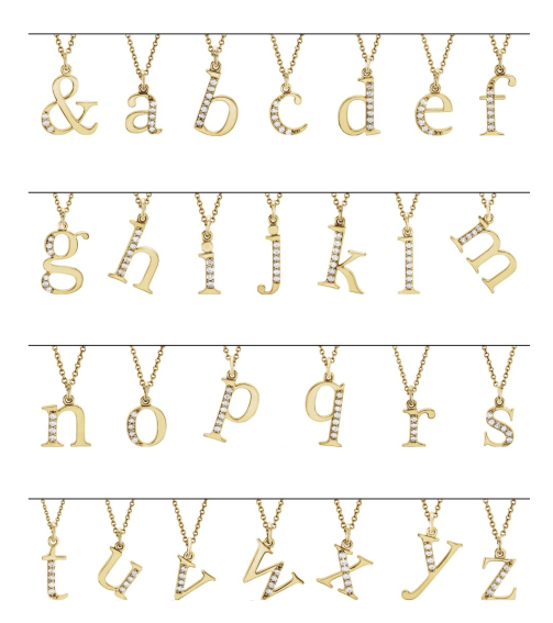 85803 Necklace Set 14K Yellow Initial B Natural Diamond Round 1 Mm I1, G-H 0.03 Ctw 16 In Polished 0.03 Ctw Natural Diamond Initial Necklace