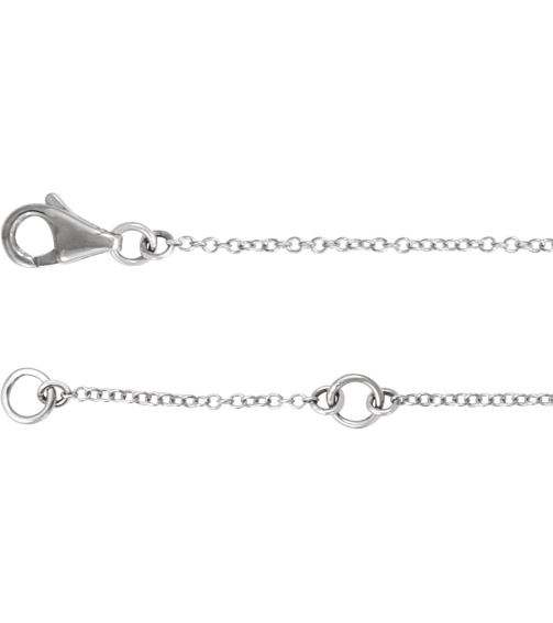 651345B Bracelet Sterling Silver Set Imitation White Cubic Zirconia Round 1.5 Mm 21 X 11 Mm 7-8 In Polished Imitation White Cubic Zirconia Double Sideways Cross Bracelet