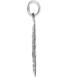 R5020 Pendant 14K White 15 X 11 Mm Polished Oval Miraculous Medal