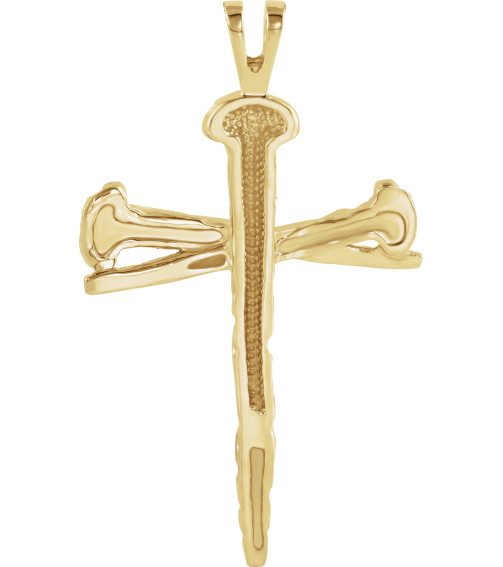 R8293 Pendant 14K Yellow 43 X 29.5 Mm Polished Cross Pendant
