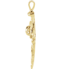 R8293 Pendant 14K Yellow 43 X 29.5 Mm Polished Cross Pendant