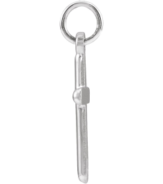 R41148 Pendant 14K White 16.8 X 9 Mm Polished Cross Pendant
