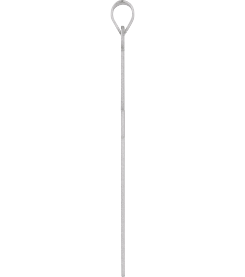 R4030 Pendant 14K White 39 X 25 Mm Polished Cross Pendant