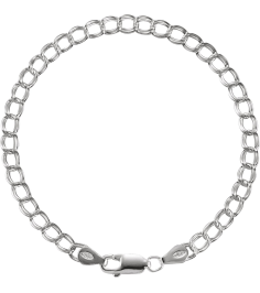 Ch330 Sterling Silver Curb 4 Mm 7 In Lobster Clasp Polished Curb Chain